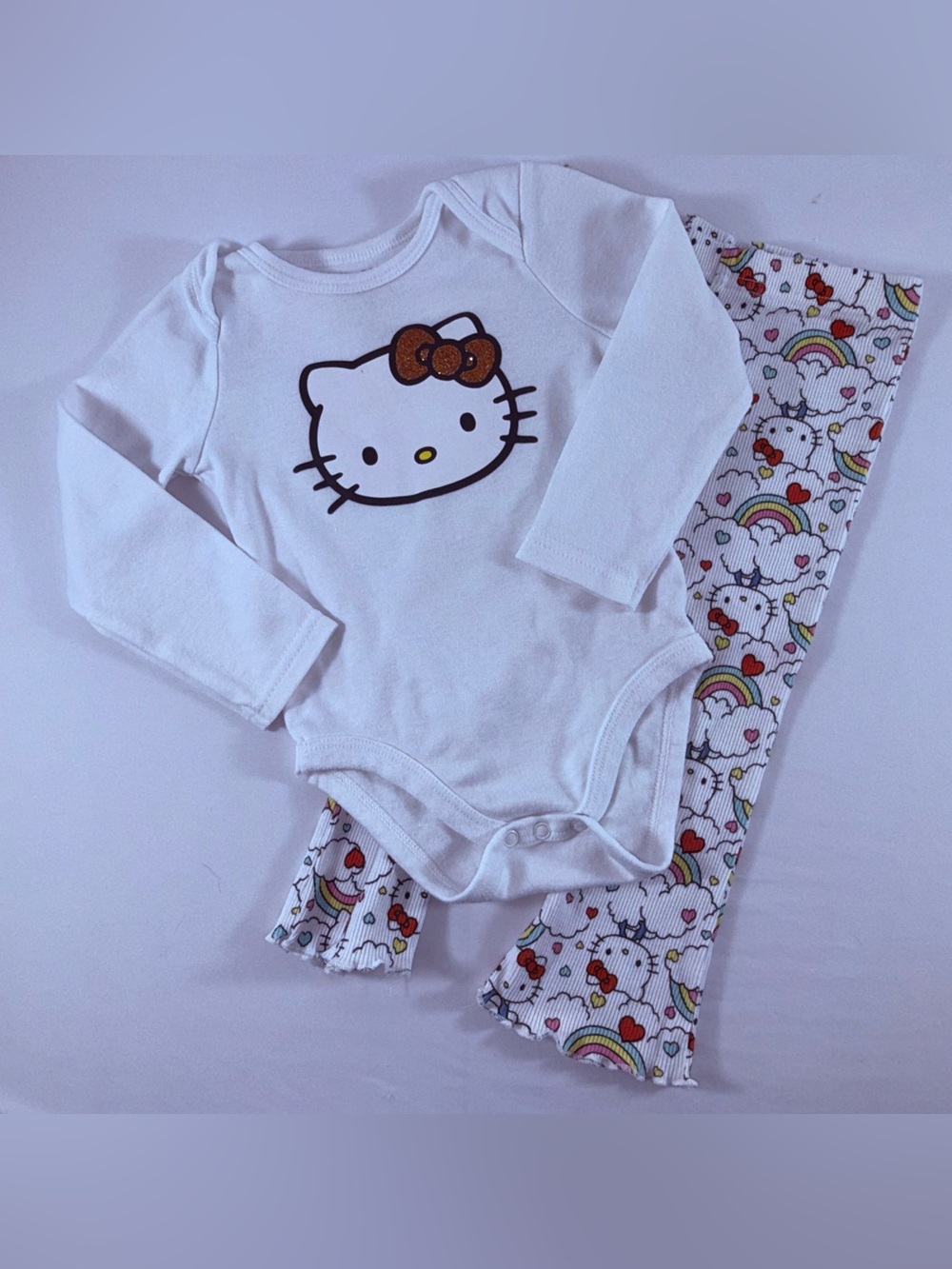 Hello Kitty 18/24M Toddler Girl’s 2-Piece Graphic Bodysuit & Leggings Set